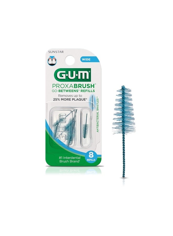 10070942066140 Proxabrush Go-Betweens Interdental Brush Refills, Wide, 8 Count (Pack Of 6)