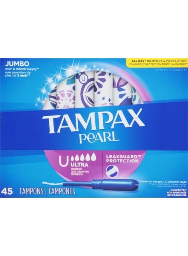 Pearl Plastic TamponsUltra Absorbency150 CountUnscented (50 CountPack Of 3-150 Count Total)