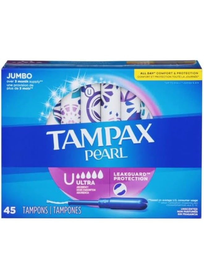 Pearl Plastic TamponsUltra Absorbency150 CountUnscented (50 CountPack Of 3-150 Count Total)