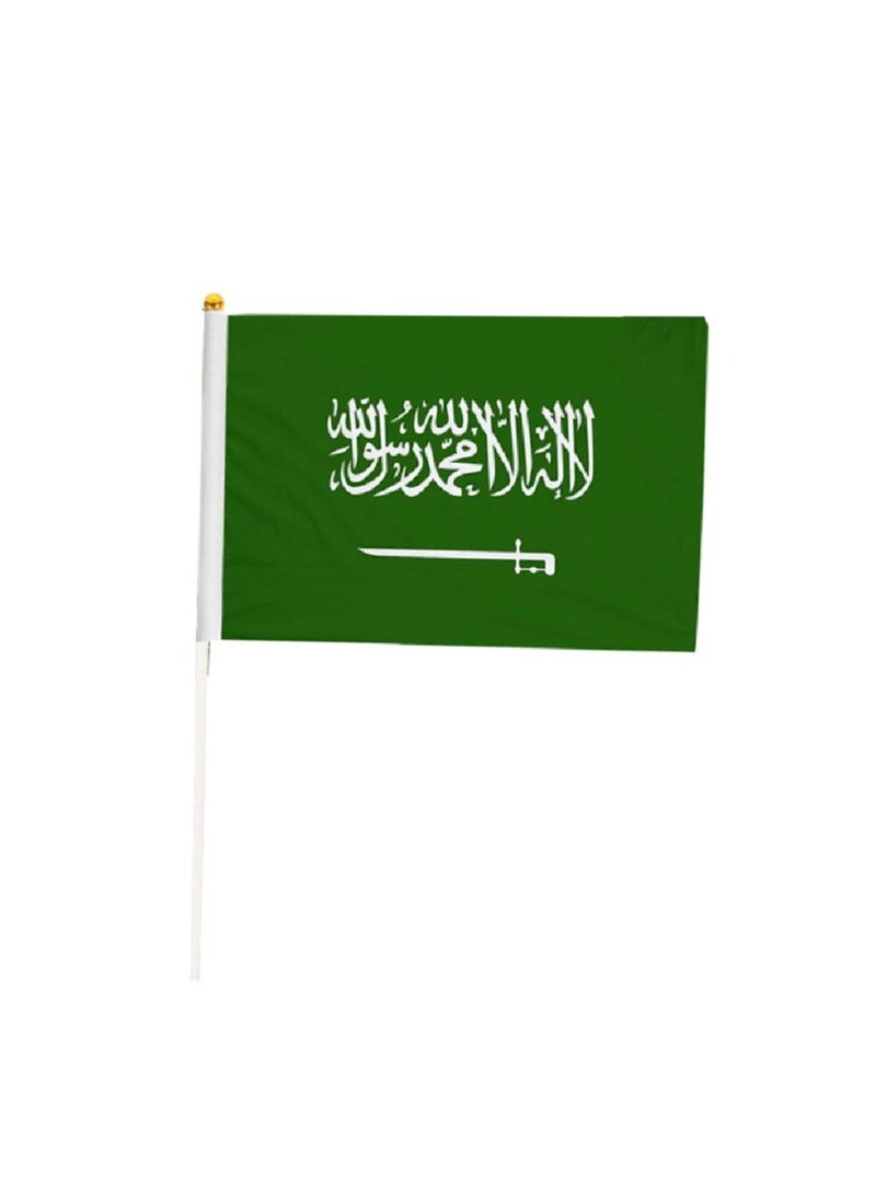 Saudi National Day T Shirt for Girls, Cap, Badge, Flag Set Celebrate Pakistan Saudi National Day with this Kids Combo Pack in Style