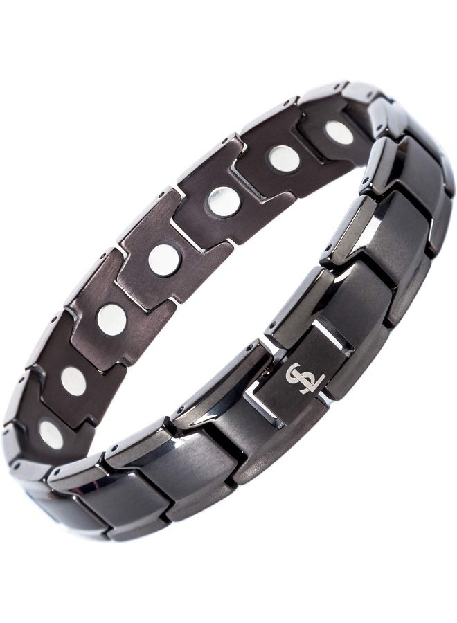 Elegant Titanium Magnetic Therapy Bracelet Pain Relief For Arthritis And Carpal Tunnel