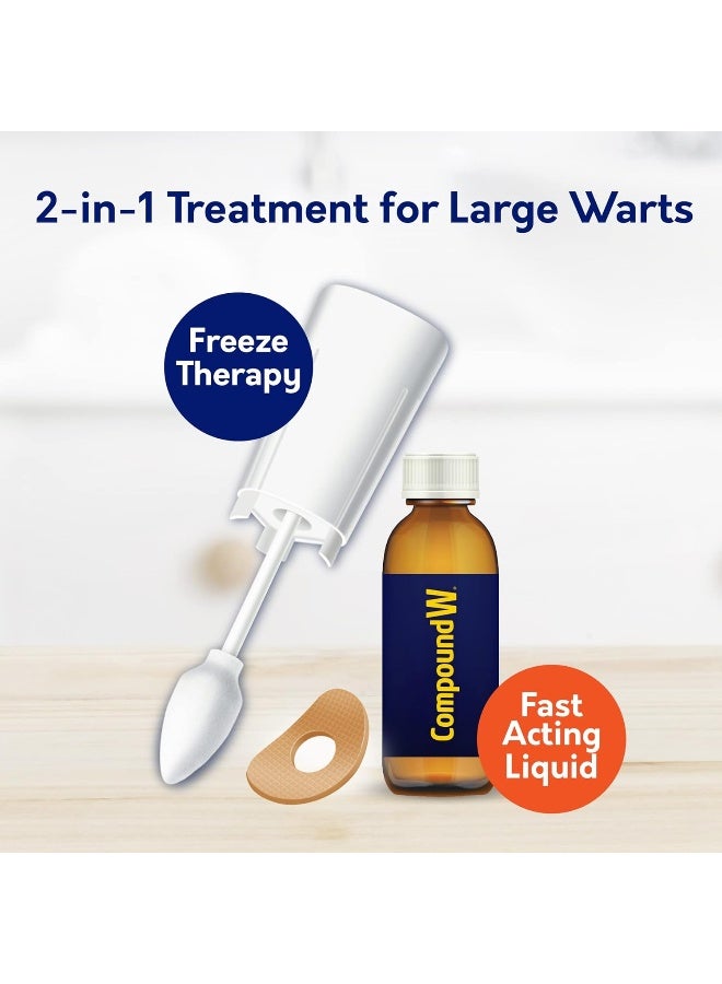 Dual Power For Large Warts, Freeze Off & Liquid Wart Remover