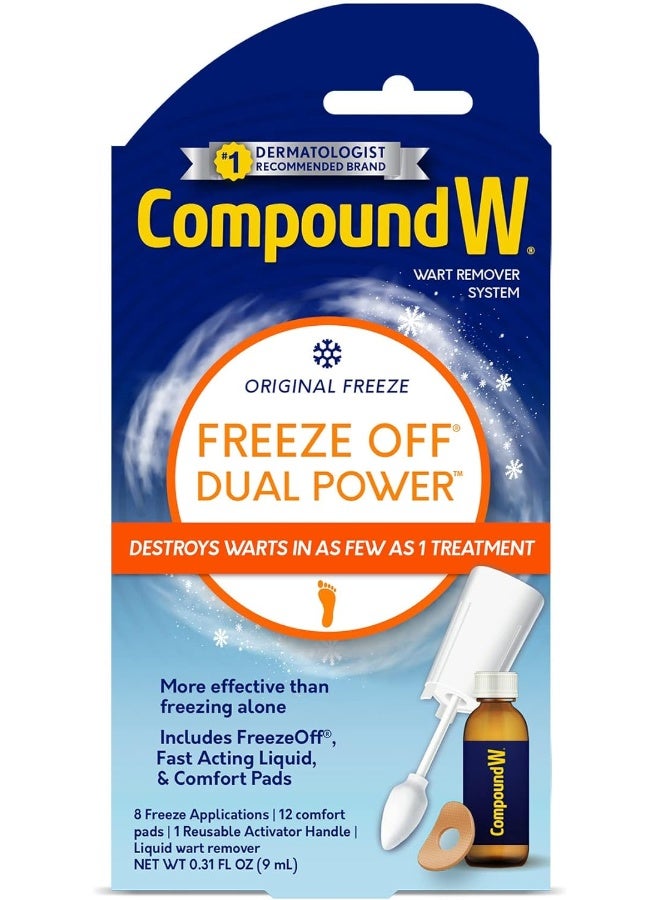 Dual Power For Large Warts, Freeze Off & Liquid Wart Remover