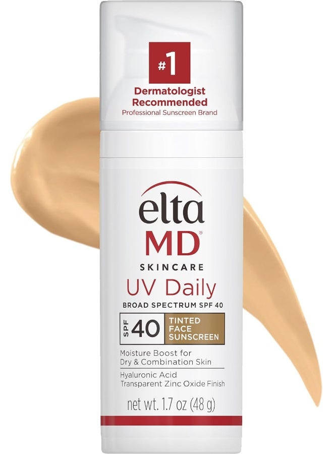 Uv Daily Broad-Spectrum Spf 40 Tinted For All Skin Type, 1.7 Oz