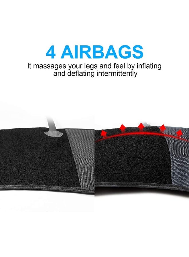 Leg Massager For Circulation Air Compression Calf Wraps For Foot Calf & Arm Relaxation And Helpful For Rls And Edema