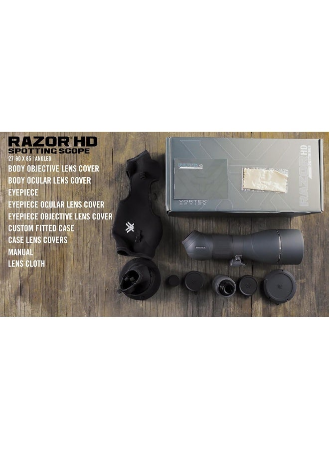 Optics Razor Hd Spotting Scope 27-60X85 Angled