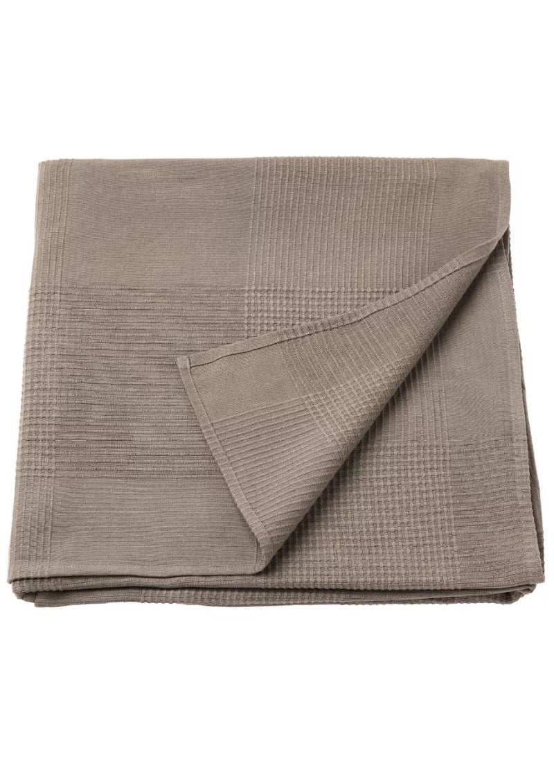 Bedspread, Light Brown, Soft Cotton Bedding for a Cozy and Comfortable Bedroom, Machine Washable