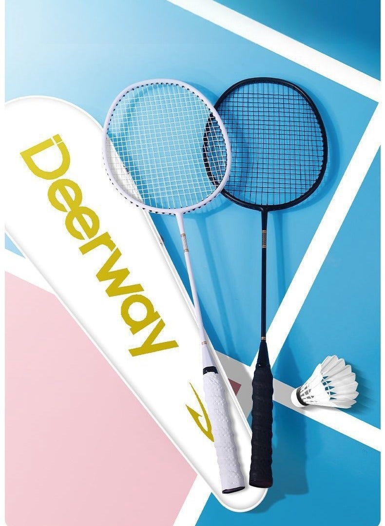 Carbon Badminton Racket Ultra Light And Durable Adult Suit, Competition Training, Dribbling, Double Racket