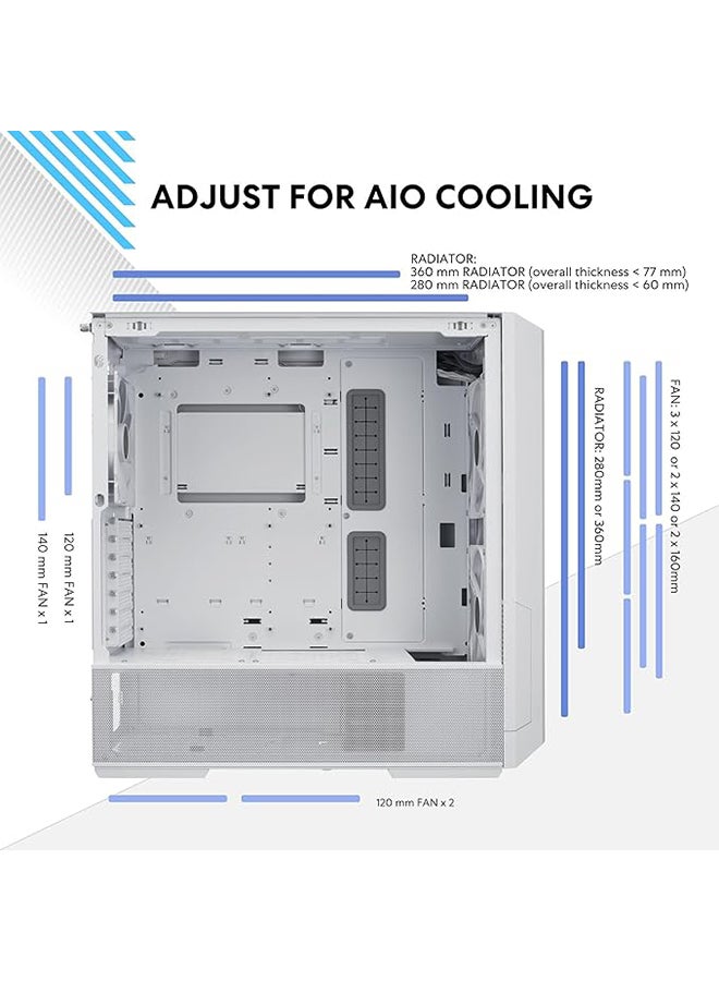 Lancool 216 RGB Chassis Optimized for Air and AIO Cooling