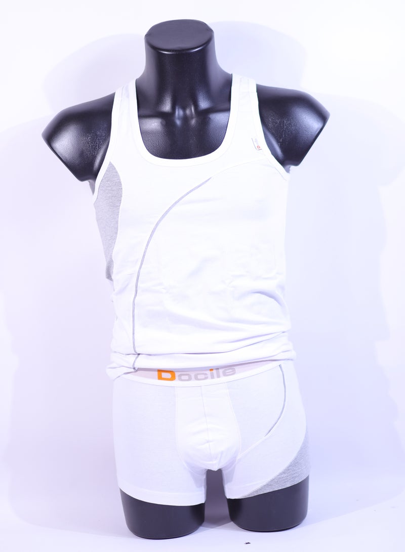 Men's Set of Boxer & Sleeveless T-Shirt