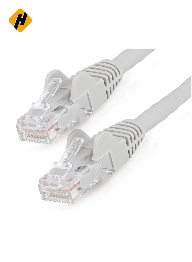 High Speed 35M RJ45 cat6 Ethernet Patch Cable LAN Cable Compatible for PS4 PS3 Nintendo Switch Raspberry Pi 4 Smart TV Computer Modem Router Gray