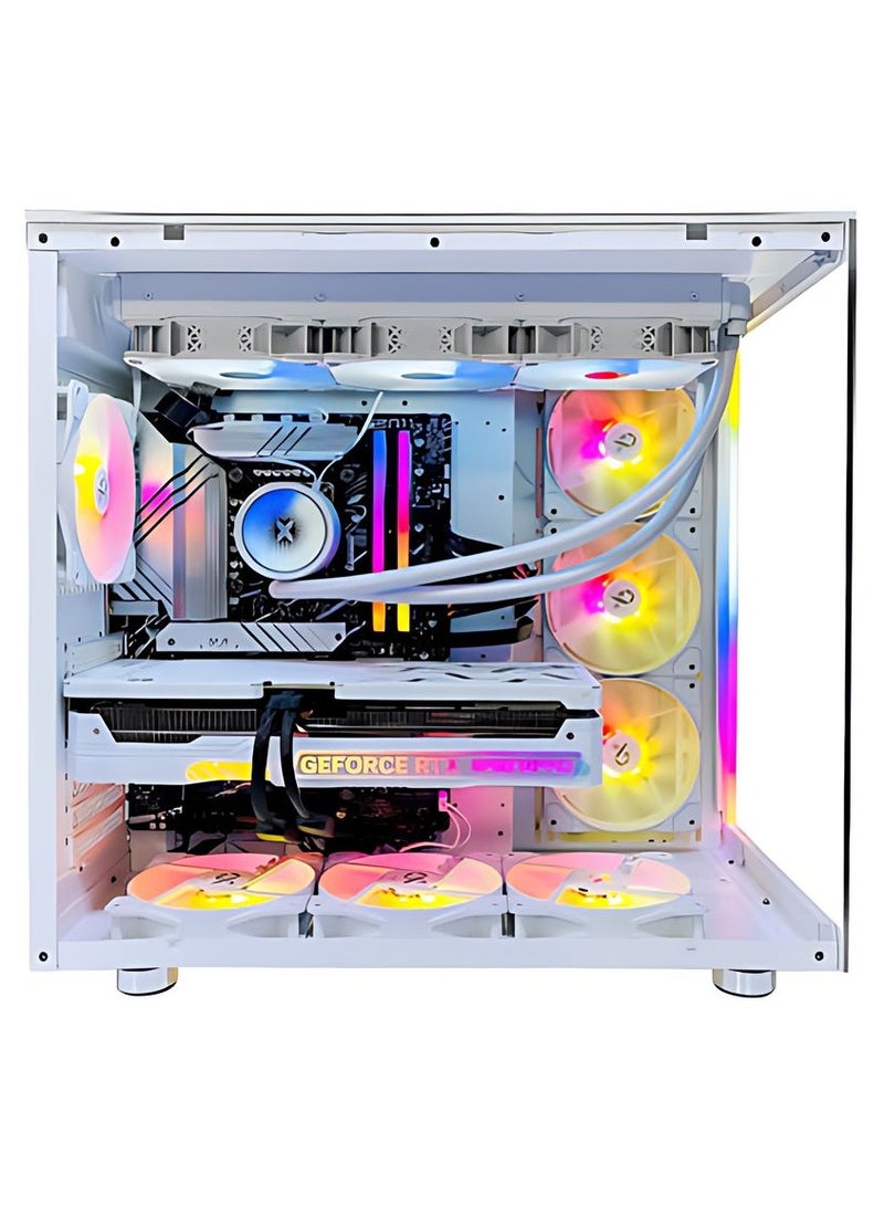 Gaming PC Core I7-14700, RTX 4070 Ti Super 16GB, B760-Plus D5, RGB 32GB 6000MHz, SSD 1TB NVMe, 850W 80 Plus Gold PSU, RGB 360mm Liquid Cooler