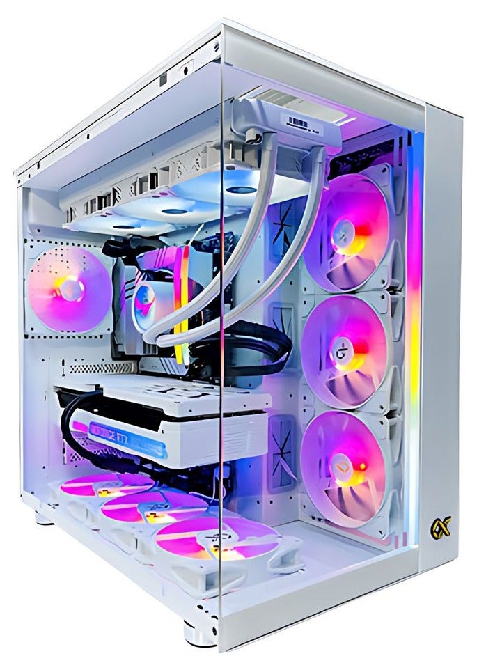 Gaming PC Core I7-14700, RTX 4070 Ti Super 16GB, B760-Plus D5, RGB 32GB 6000MHz, SSD 1TB NVMe, 850W 80 Plus Gold PSU, RGB 360mm Liquid Cooler