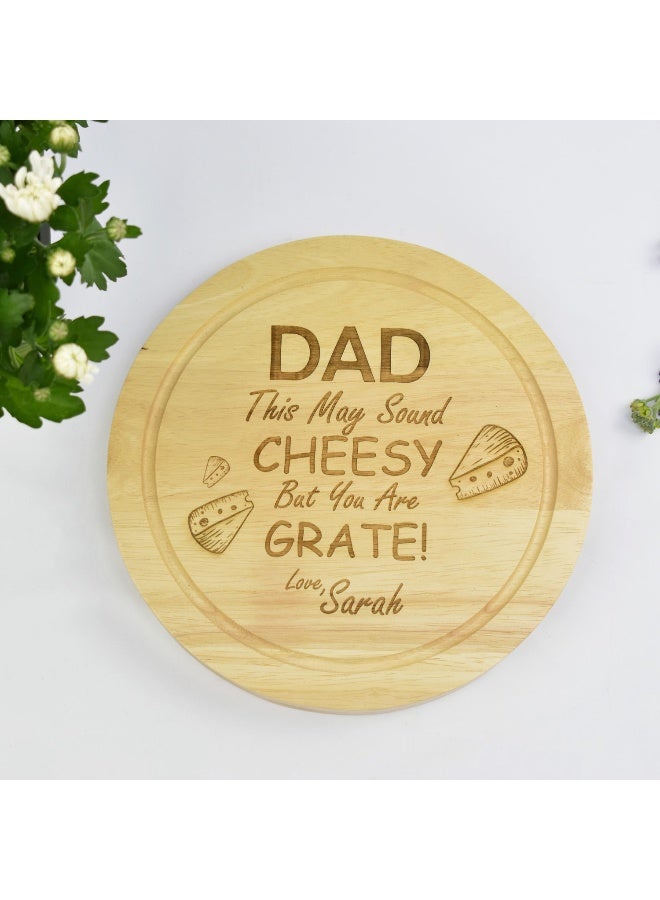 You Are Grate Personalised Cheeseboard