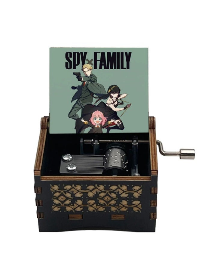 Anime Spy x Family Music box (Manual)- Wood