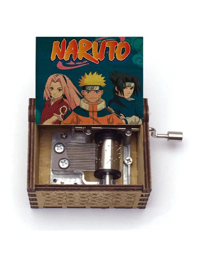 Anime Naruto Music box (Manual)- Wood