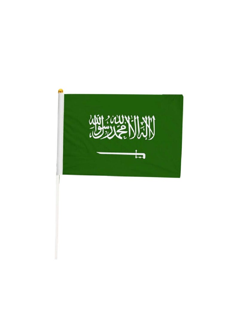 Saudi National Day T Shirt for Boys, Cap, Badge, Flag Set Celebrate Pakistan Saudi National Day with this Kids Combo Pack in Style