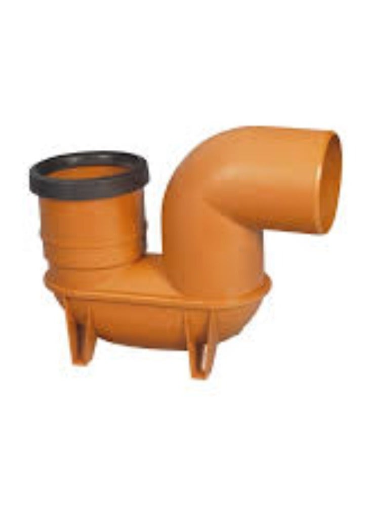 KNP Red P Trap UPVC Pipe Fitting 4 is designed to prevent the passage of sewer gases into the living space by creating a water seal in plumbing systems.