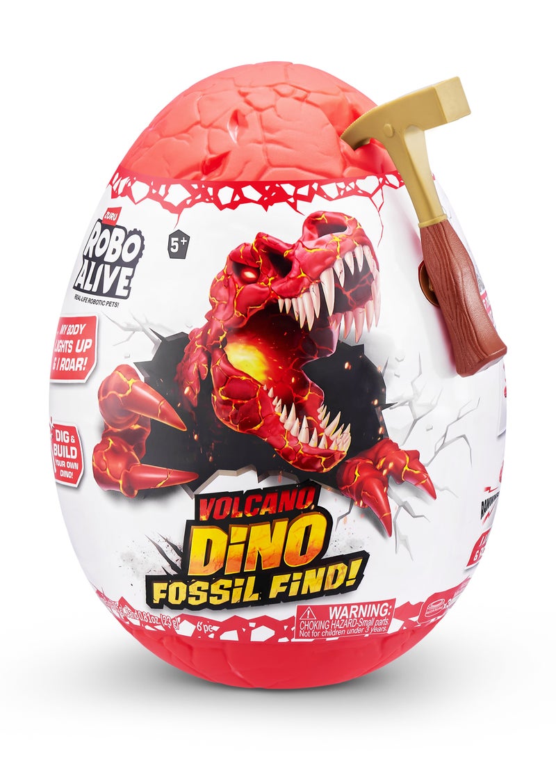 S001-ROBO ALIVE-DINO FOSSIL FIND-SERIES 2 Surprise Egg,Bulk,12pcs,No Inner,STD Color Assortment