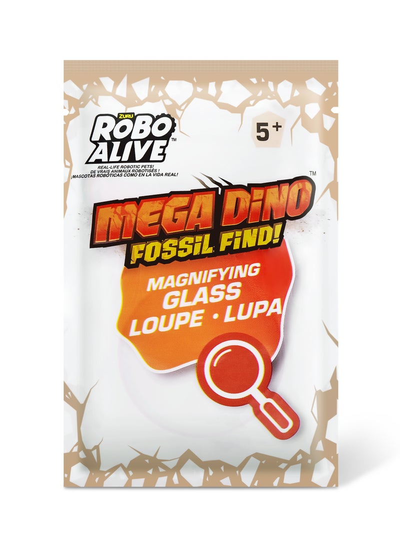 ROBO ALIVE-MEGA DINO FOSSIL FIND-SERIES 1 SURPRISE EGG,BULK, 6pcs,N o Inner,STD Color Assortment