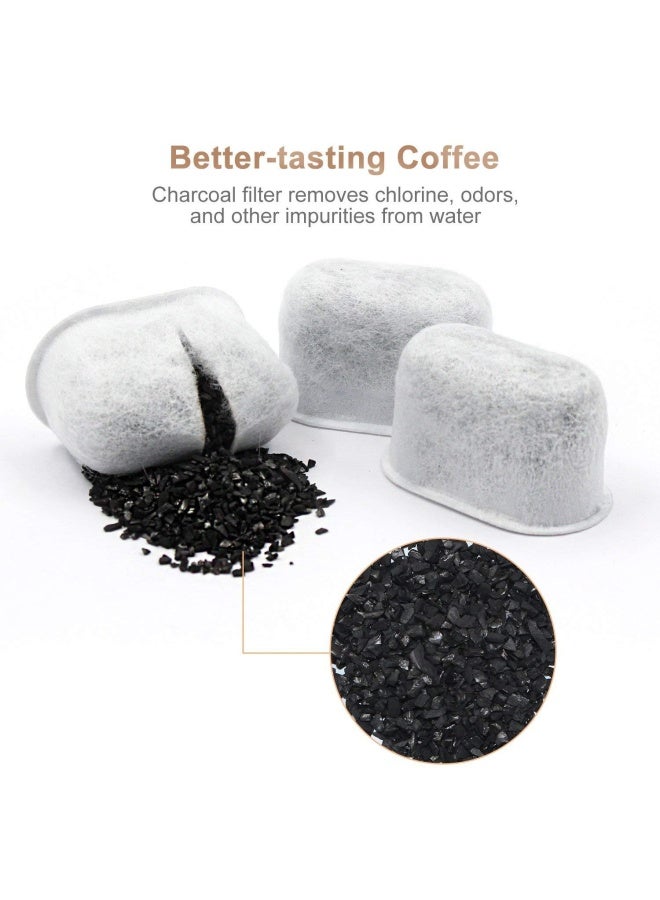 Possiave 12-Pack Cuisinart Compatible Charcoal Water Filter Replacement - For All Cuisinart Coffee Machines