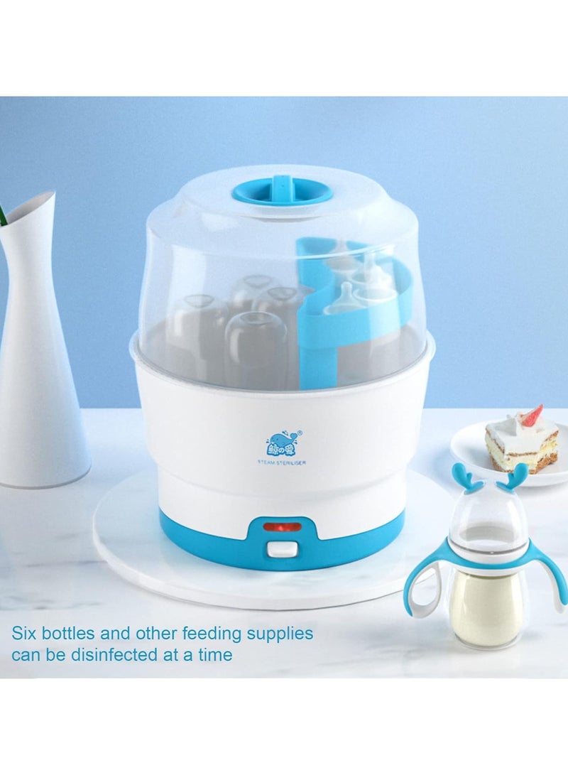 Baby Bottle Sterilizer, Electric Steam Bottle Sterilizer And Dryer, Safe Material BPA free, Anti-dry Non-stop Power Supply