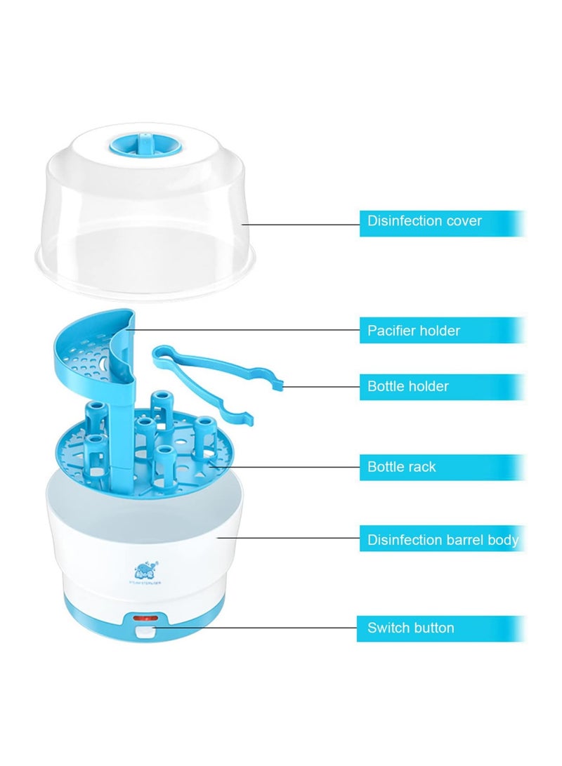Baby Bottle Sterilizer, Electric Steam Bottle Sterilizer And Dryer, Safe Material BPA free, Anti-dry Non-stop Power Supply
