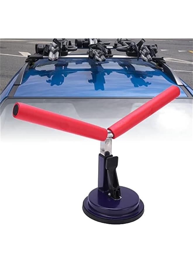 Universal Kayak Roof Rack Heavy Duty Canoe Surfboard Snowboard Mounting Carrier for Car Top Red Kayak Car Top Mount Carrier