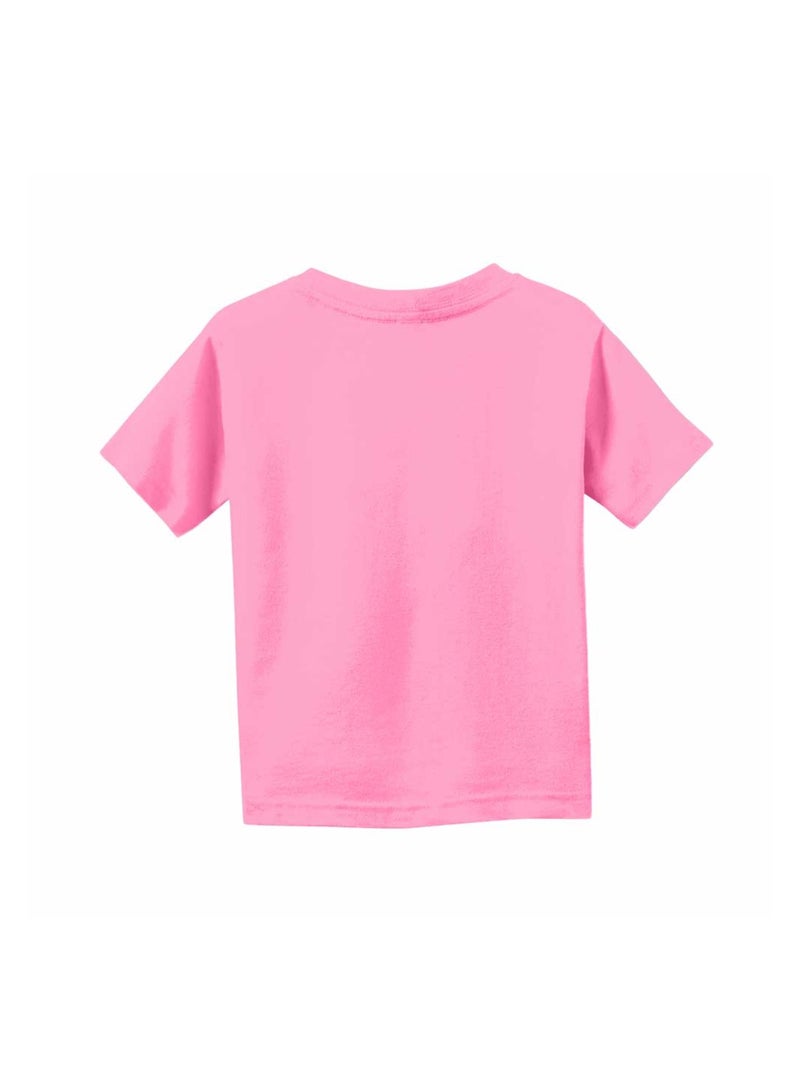 PinkCancer Awareness Kids T-Shirts for Girls – Support and Inspire with Pink Ribbon Design – Round Neck Short Sleeve Soft Cotton T-Shirt