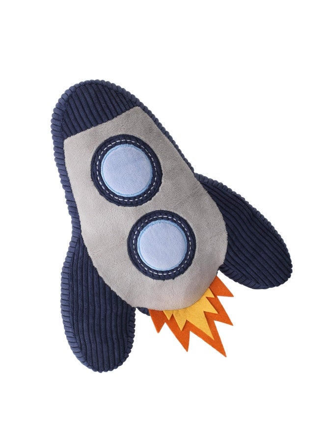 Milky Way Rocket Ship Nursery Throw Pillow Plush