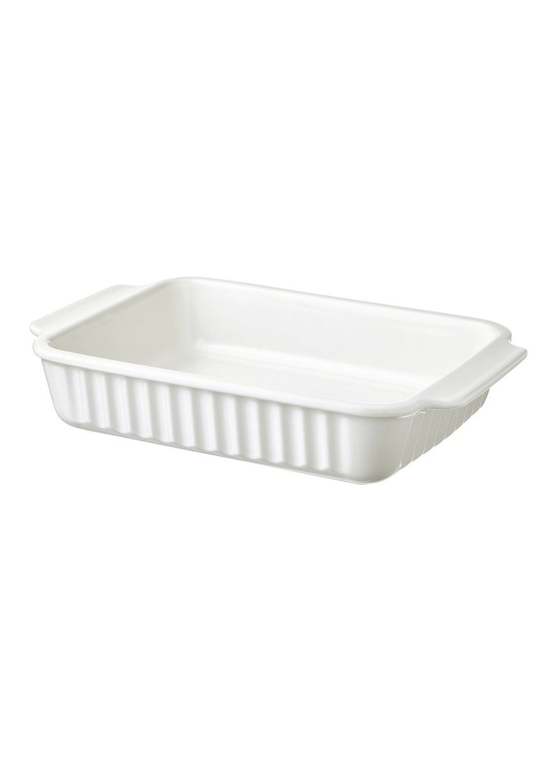 Oven Dish Off-White 34x23 cm