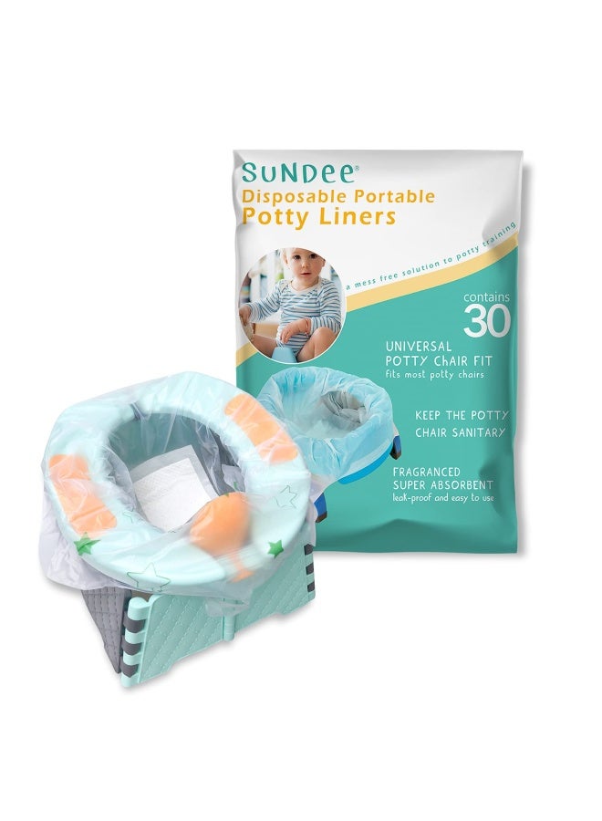 Potty Chair Liners Portable Disposable Potty Liner Bags For Universal Potty Training Toilet Seat Toddler Outdoors Travel Baby Toilet Liners 30 Pack