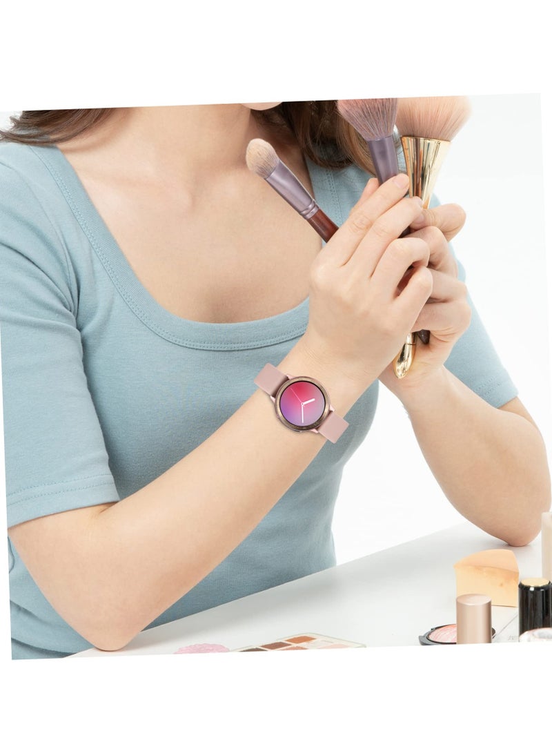 Rose Gold Women's Watch Set - Analog Quartz Leather Band with Love Knot Bracelet - Fashionable Casual Ladies Wrist Watches - Perfect Gift for Her - Trendy and Elegant Timepiece
