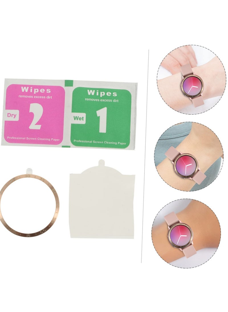 Rose Gold Women's Watch Set - Analog Quartz Leather Band with Love Knot Bracelet - Fashionable Casual Ladies Wrist Watches - Perfect Gift for Her - Trendy and Elegant Timepiece