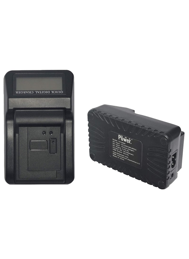 DMK Power BN-VF808U BN-VF815U LCD USB QUICK DIGITAL RAPID CHARGER for JVC Camera etc