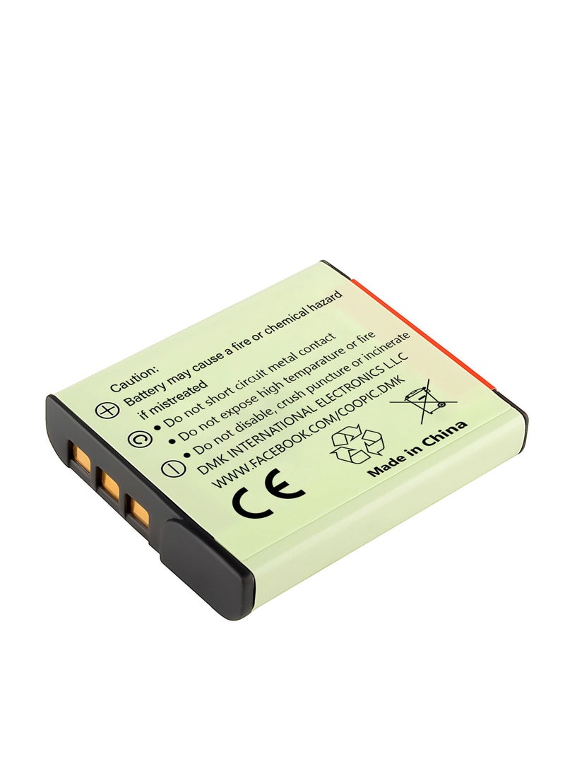 DMK Power 2PCS NP-BG1 Battery 950mAh with TC600E Battery Charger Compatible with Sony DSC-H3 DSC-H7 etc,