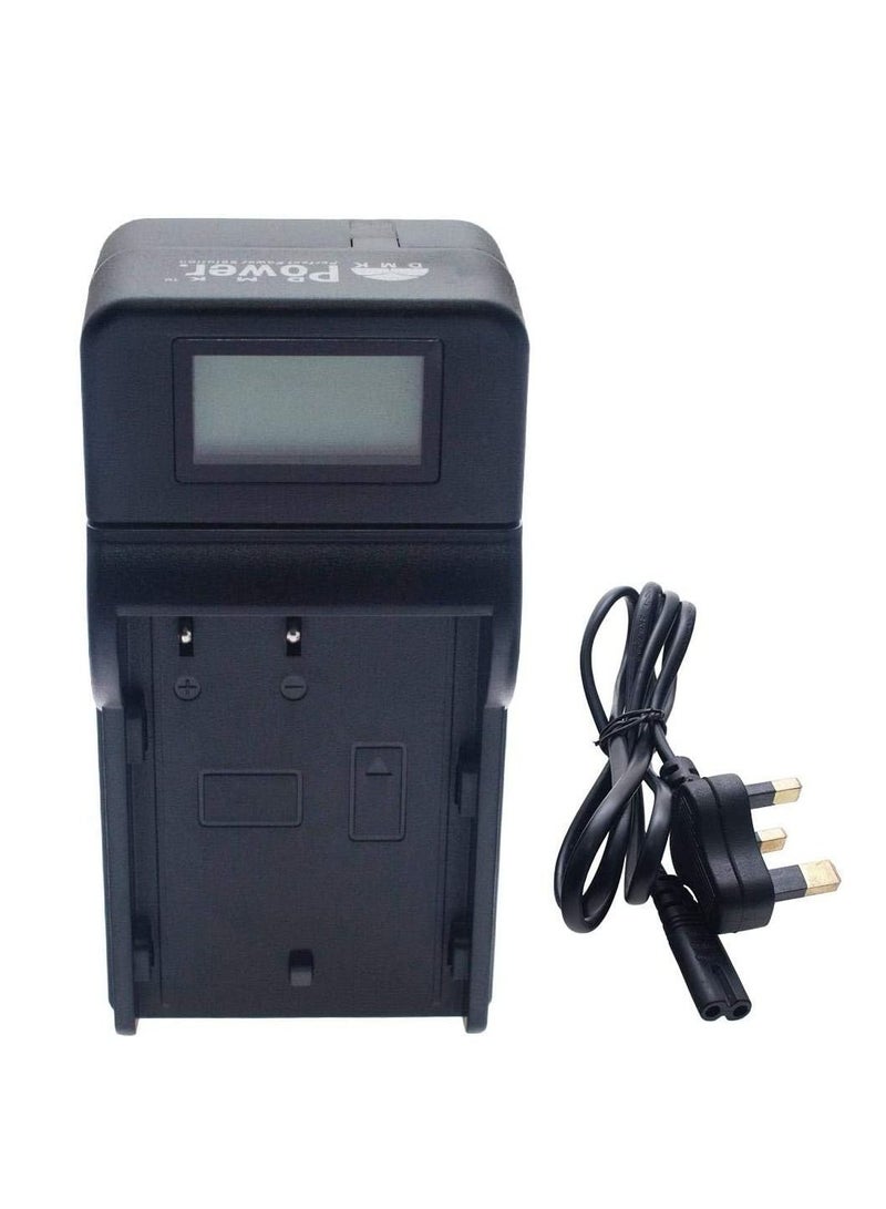 DMK Power NB-10L TC1000 LCD Battery Charger Compatible with Canon PowerShot G15 SX40 SX50 HS G1X etc Cameras