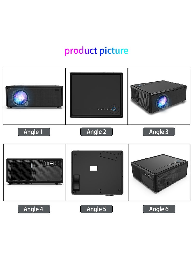 Projector New Generation Smart Projector X7 LAN Full HD 1080P Auto Focus Electric Focus 4-Point Keystone Correction Dolby Audio Dual Stereo Speaker