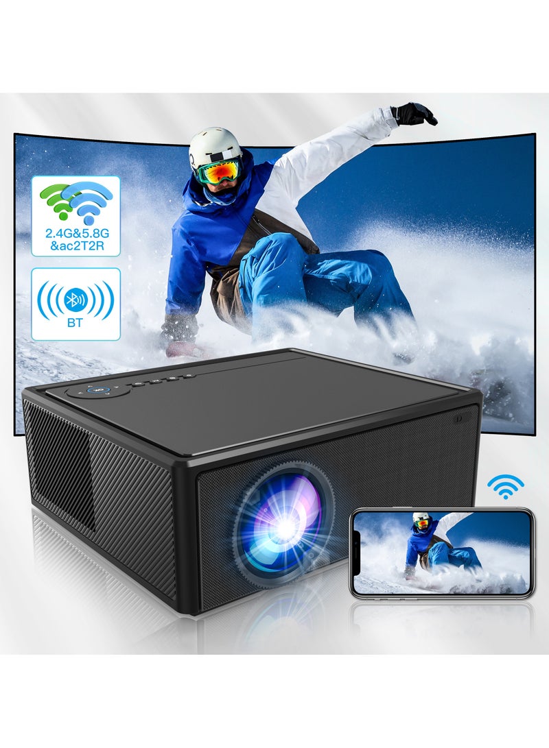 Projector New Generation Smart Projector X7 LAN Full HD 1080P Auto Focus Electric Focus 4-Point Keystone Correction Dolby Audio Dual Stereo Speaker