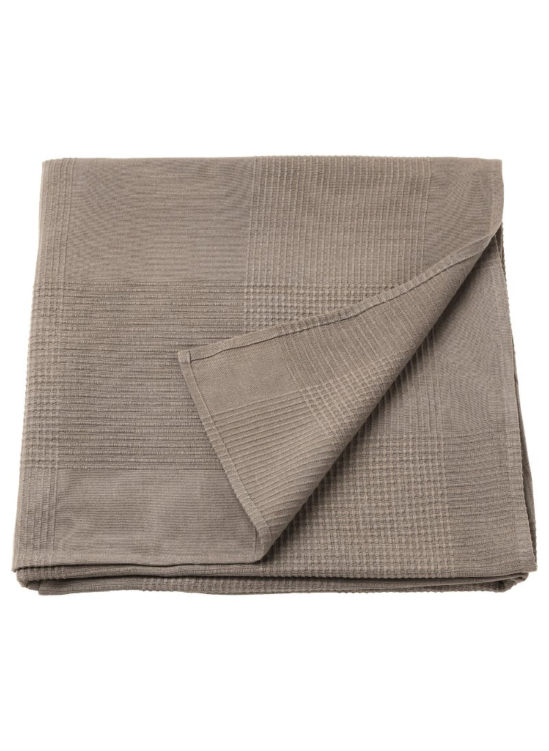Bedspread, Light Brown, Soft Cotton Bedding for a Cozy and Comfortable Bedroom, Machine Washable