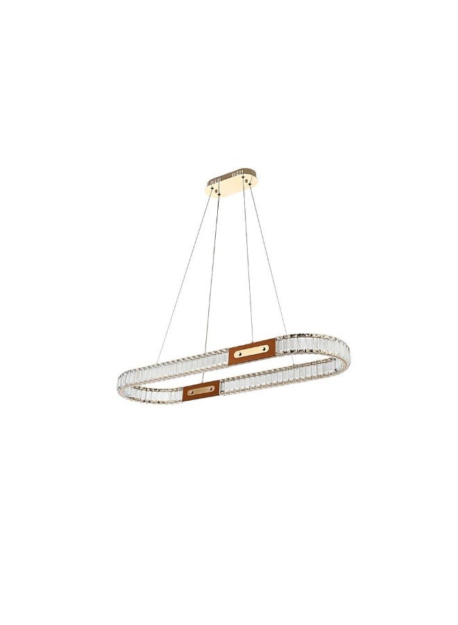 Concetta Chandelier Crystal+Metal L90Xw30Xh100 Led Gold