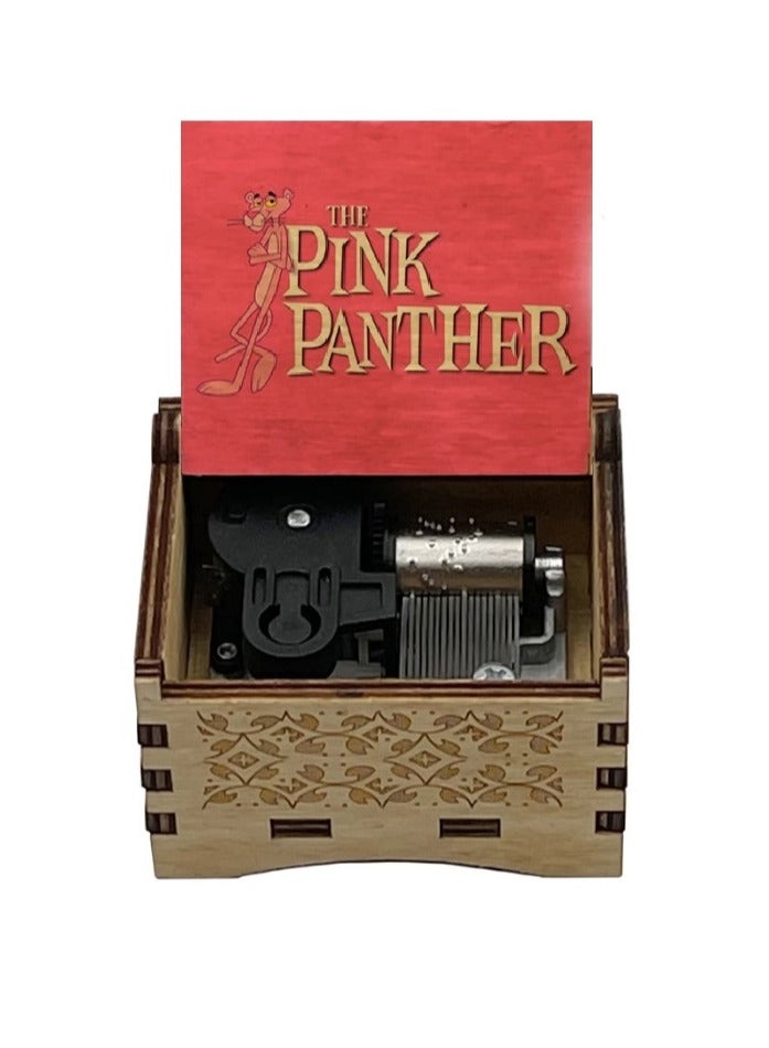 The Pink Panther Music box (Automatic)- Wood