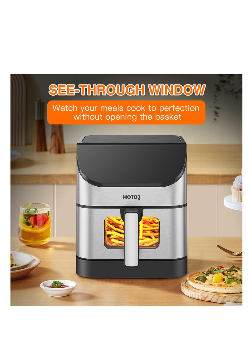 Air Fryer Essentials Vision, 6L Capacity, 10 Cooking Presets with Clear Window and Light, ProCyclone Technology,1700 Watts