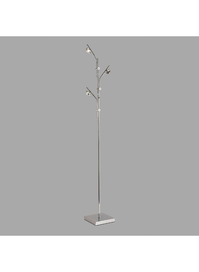 Hampton Metal Floor Lamp 20*H160 Led Grey +Black