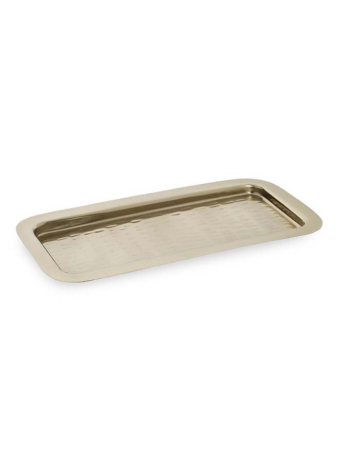 Ava Towel Tray, Gold - 29.5x1.5 cm