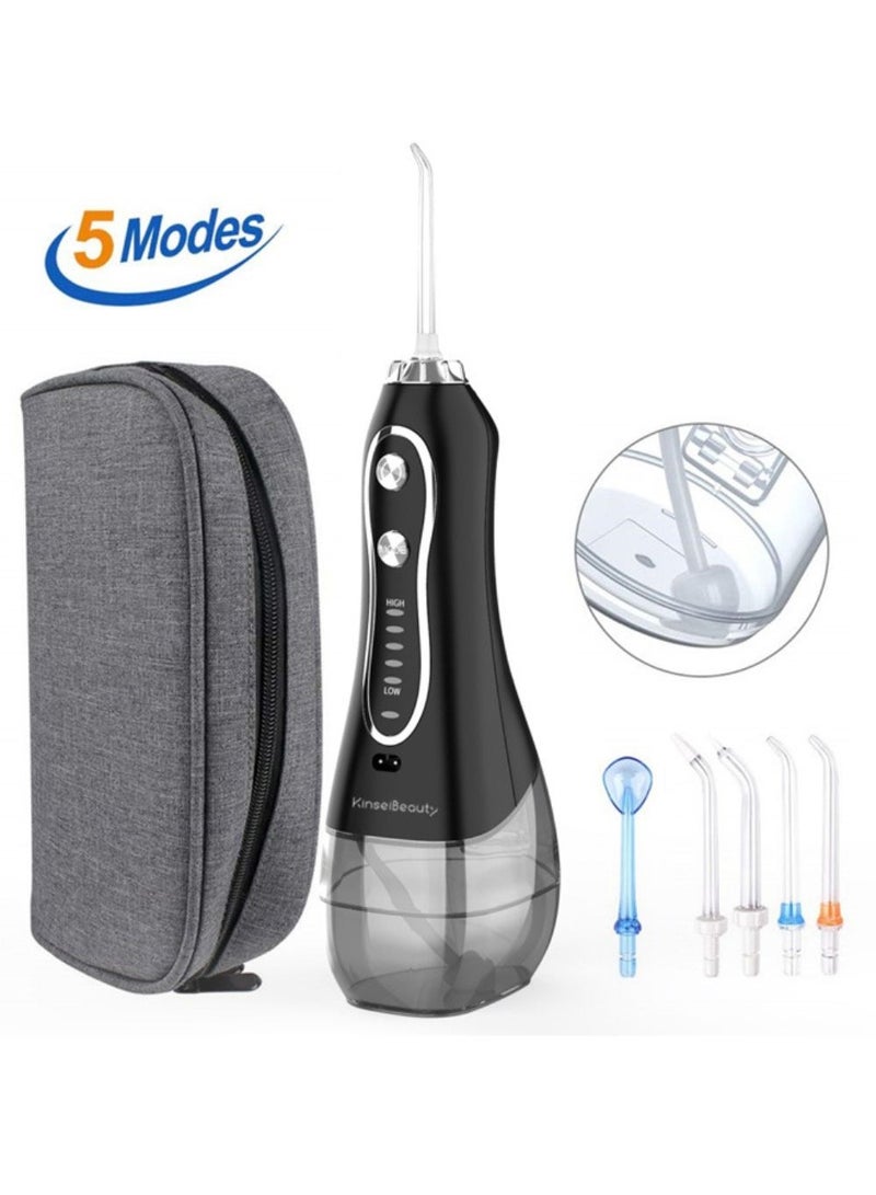 5-Modes Oral Hygiene Oral Irrigator Cordless Floss Water Jet Dental-300 ml