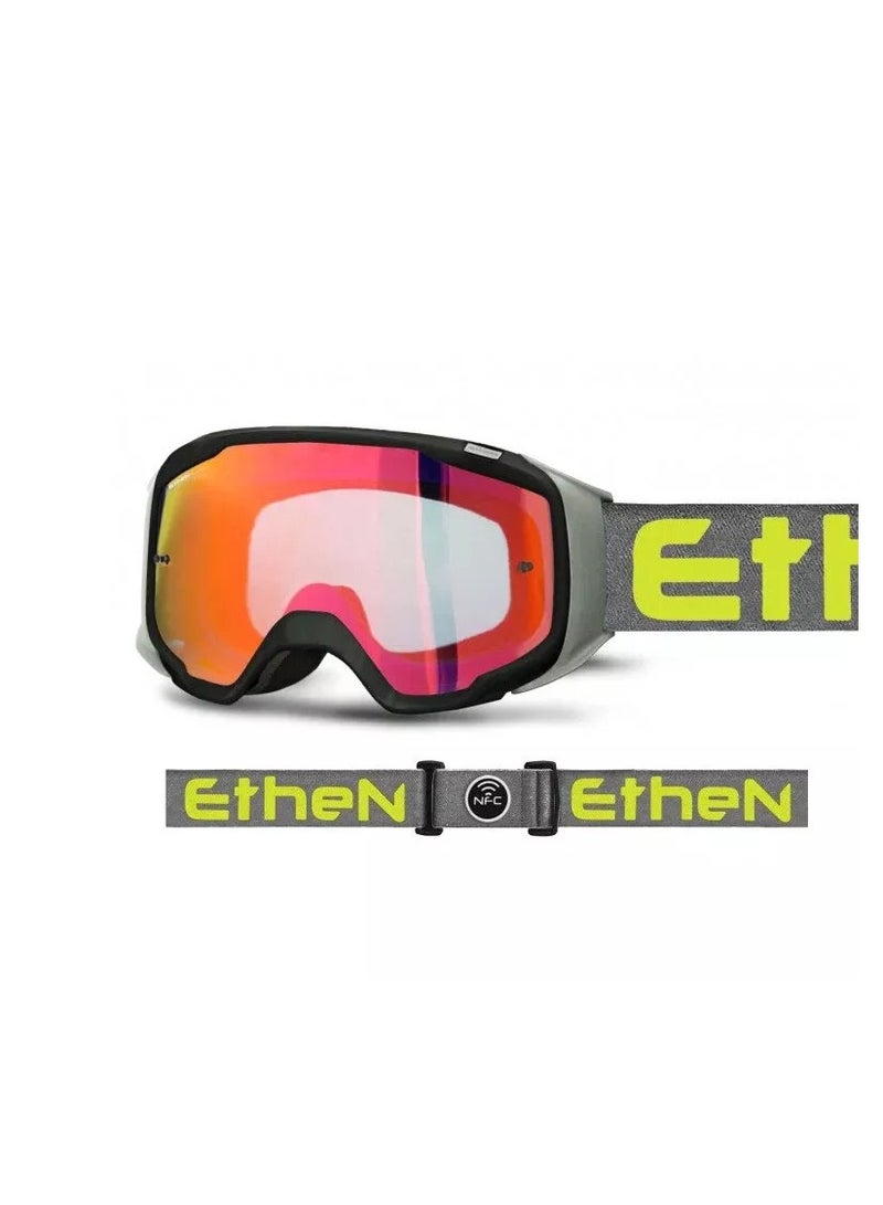 OTG06 GOGGLE YELLOW / RED MIRRORED