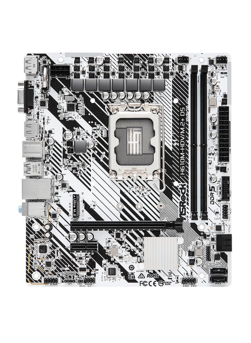 ASRock H610M-HDV/M.2+ D5 LGA 1700 Socket Intel Motherboard