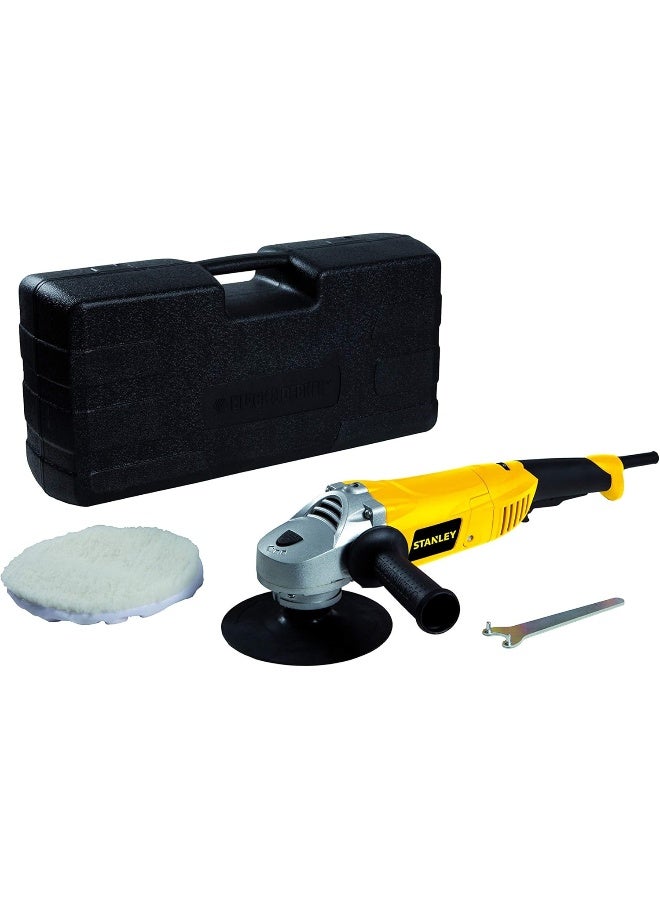 Stanley Polisher 1300W  Black Yellow  180 Mm  Stgp1318K-B5