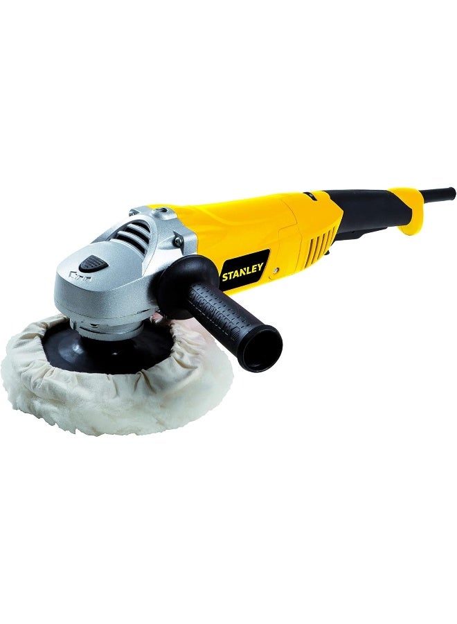 Stanley Polisher 1300W  Black Yellow  180 Mm  Stgp1318K-B5